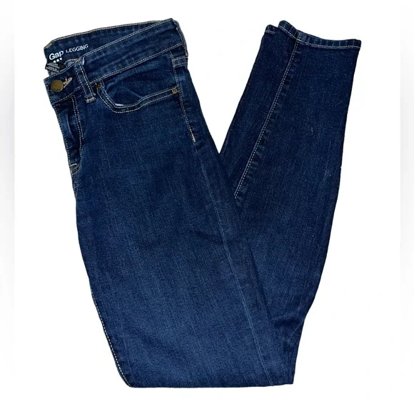 Gap Denim Leggings Size 4 - Picture 3 of 8